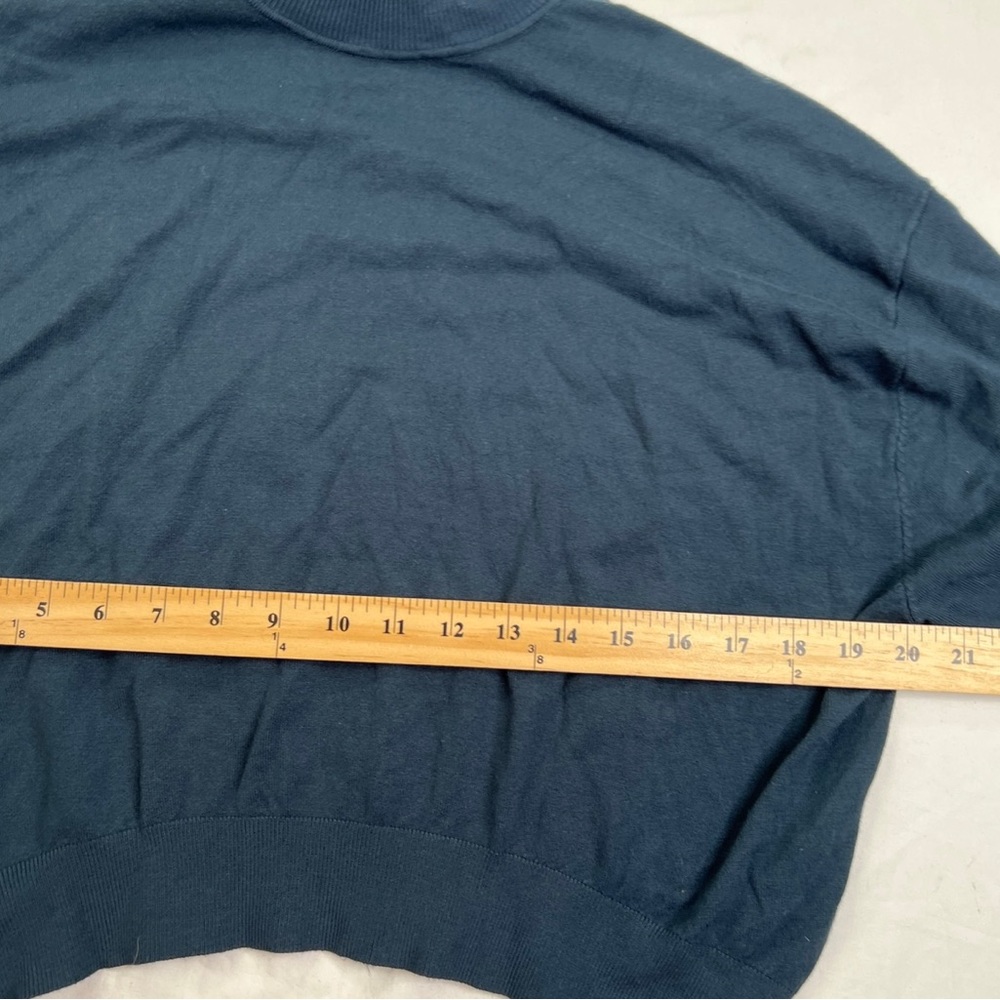 Zara Womens Stretch Dark Color High Neck Long Sleeve Top S A030323 - Picture 5 of 6